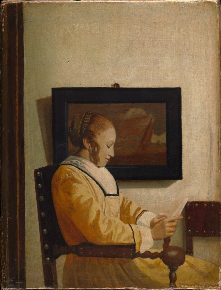 Jeune femme lisant – Johannes Vermeer Johannes Vermeer