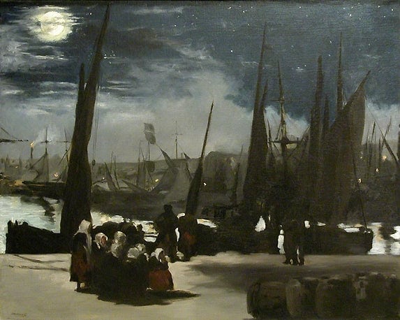 Clair de lune sur le port de Boulogne – Edouard Manet Édouard Manet
