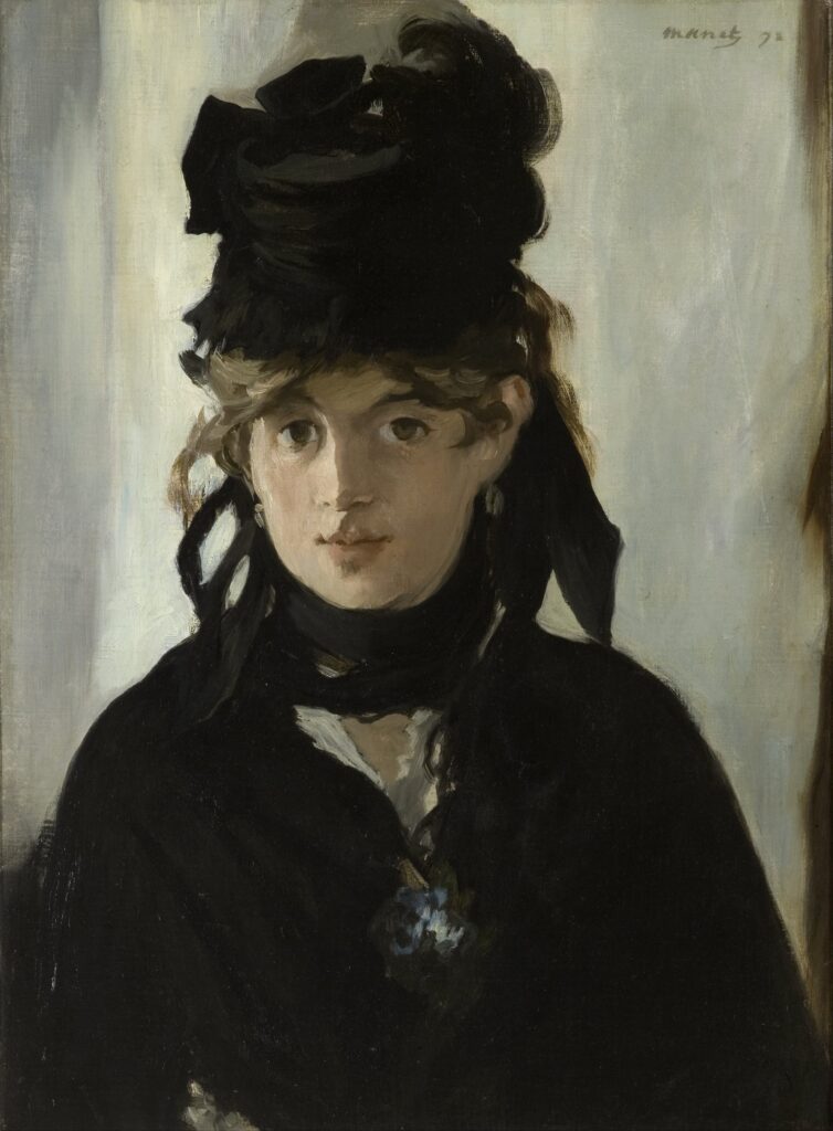 Berthe Morisot au bouquet de violettes – Edouard Manet Édouard Manet