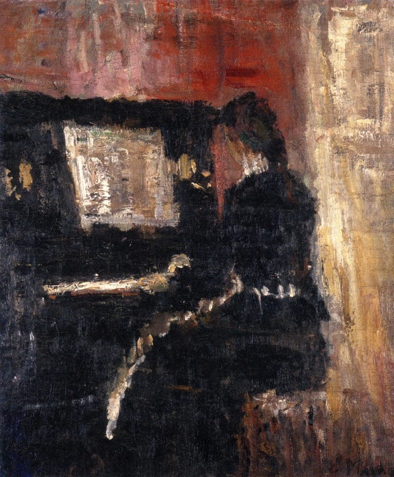 Au piano – Edvard Munch Edvard Munch