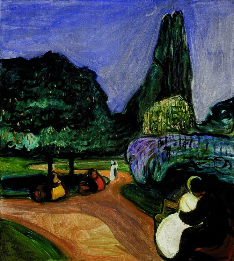 Nuit d’été à Studenterlunden – Edvard Munch Edvard Munch