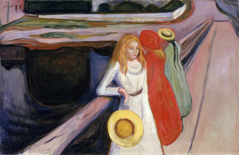 Les Filles sur le pont – Edvard Munch Edvard Munch