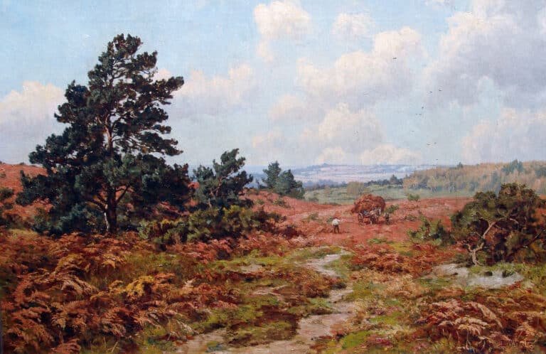 Les collecteurs de fougères à Fittleworth Common, Sussex – Edward Wilkins Waite Edward Wilkins Waite