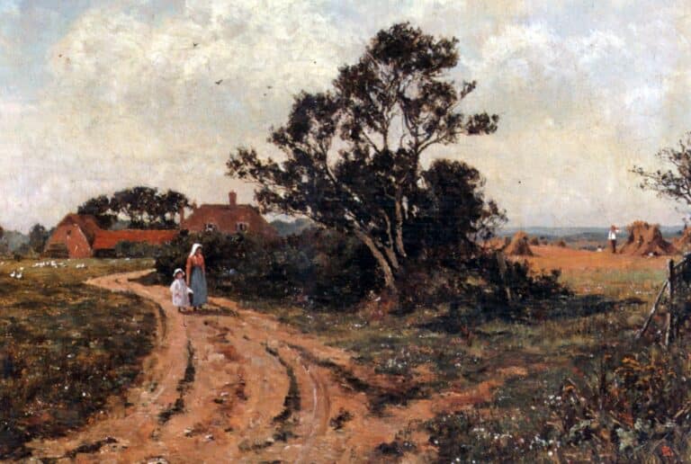 Le chemin de campagne (1895) – Edward Wilkins Waite Edward Wilkins Waite