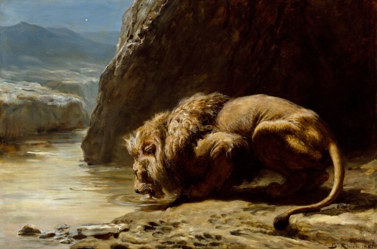 Le roi boit – Briton Rivière Briton Rivière