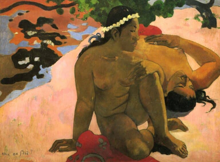 Aha oe Feii (Quoi ! Tu es jaloux ?) – Paul Gauguin Paul Gauguin