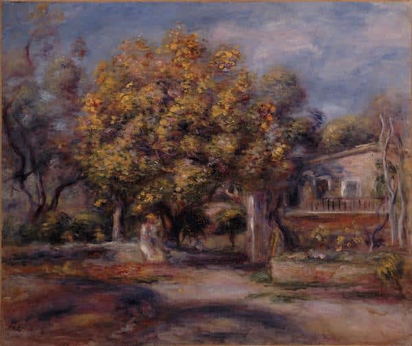 Entrée de la maison et du jardin à Cagnes – Pierre-Auguste Renoir Pierre-Auguste Renoir