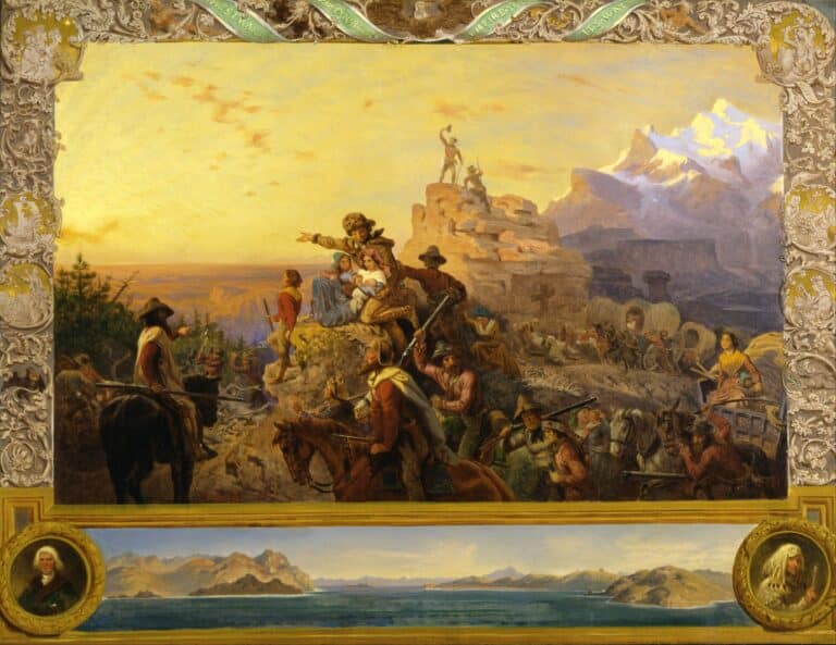 Vers l’ouest, le cours de l’empire suit son cours – Emanuel Leutze Emanuel Leutze