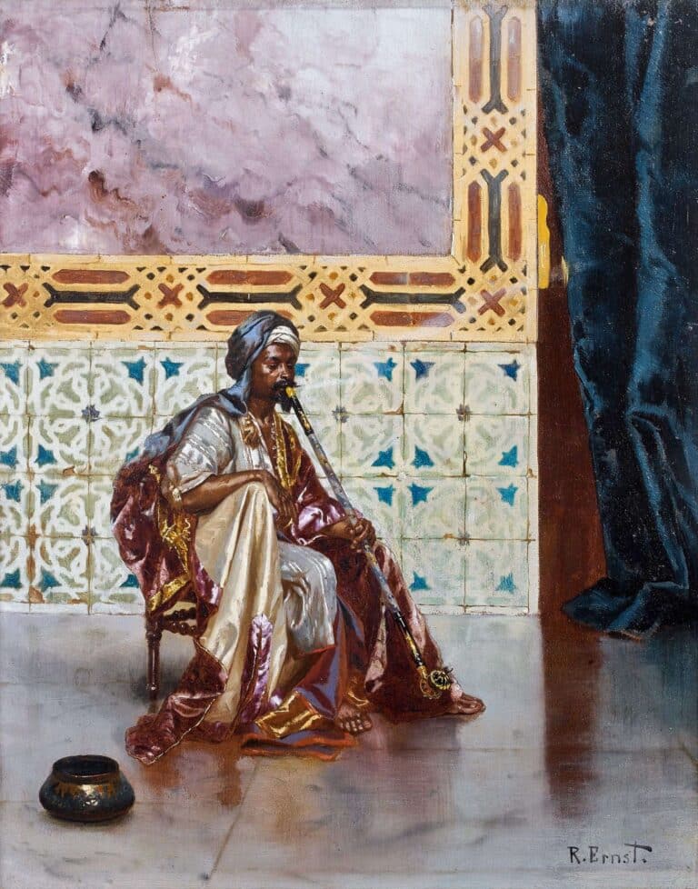 Le fumeur de chibouk – Rudolf Ernst Rudolf Ernst