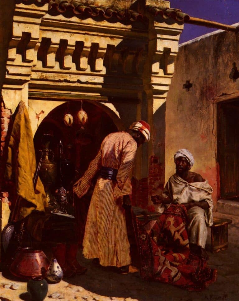 Le marchand de tapis – Rudolf Ernst Rudolf Ernst