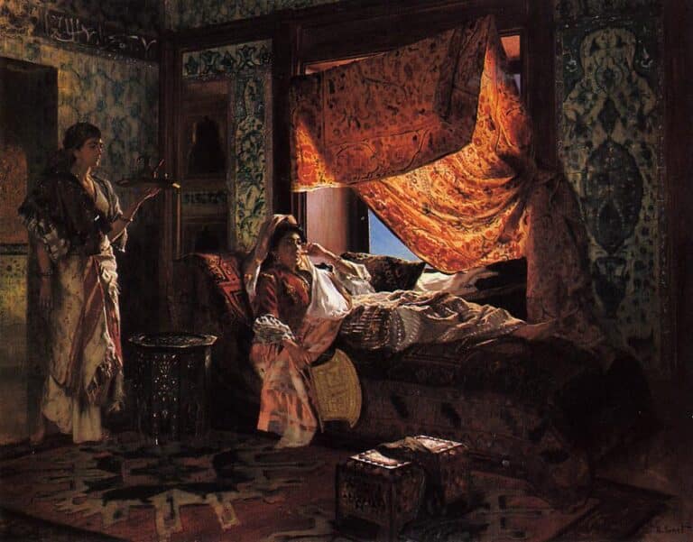 Un intérieur mauresque – Rudolf Ernst Rudolf Ernst