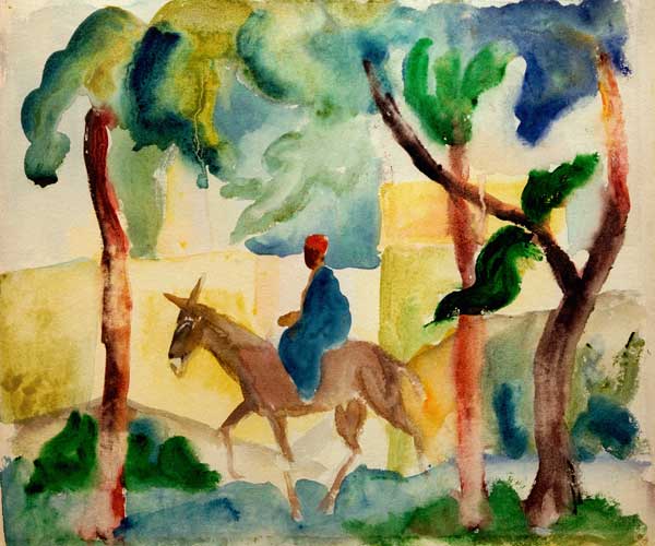 Cavaliers d’âne – August Macke August Macke