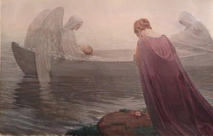 Vers la terre inconnue – Edmund Leighton Edmund Leighton