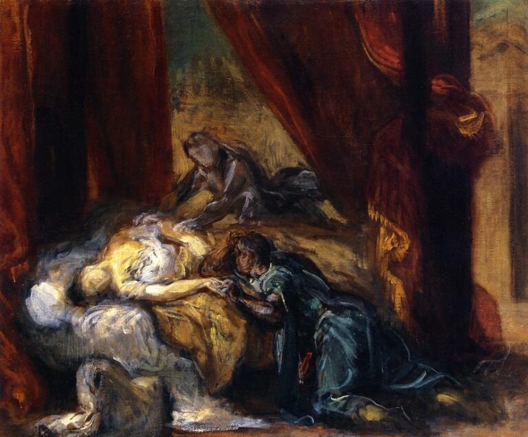 La mort de Desdémone – Eugène Delacroix Eugène Delacroix