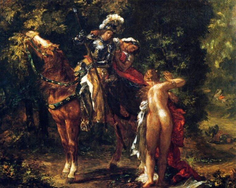 Marfisa et Pinabello – Eugène Delacroix Eugène Delacroix