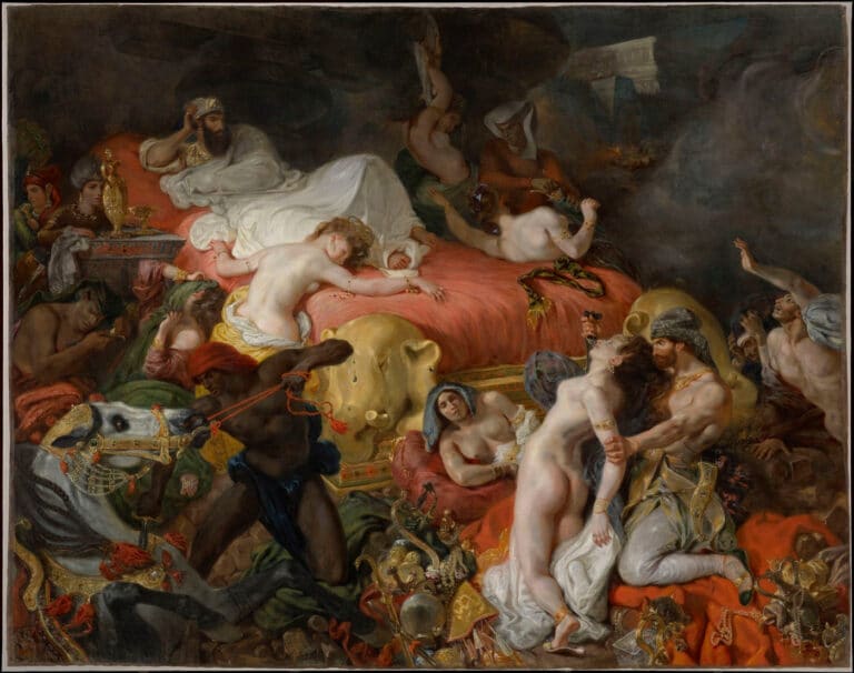 La mort de Sardanapale – Eugène Delacroix Eugène Delacroix