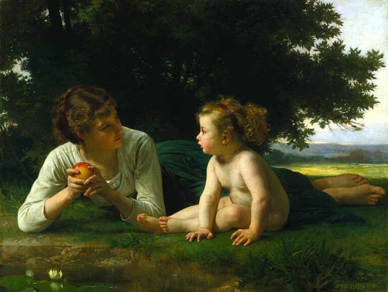 Tentation – William Bouguereau William Bouguereau