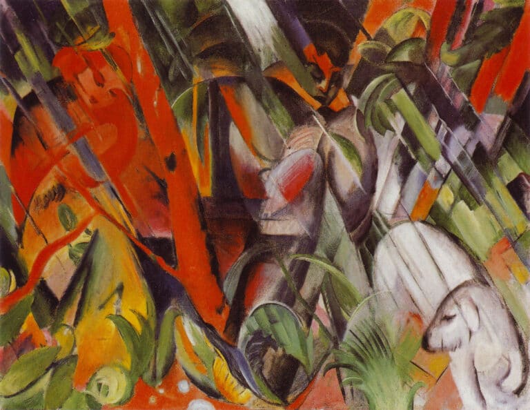 Sous la pluie – Franz Marc Franz Marc