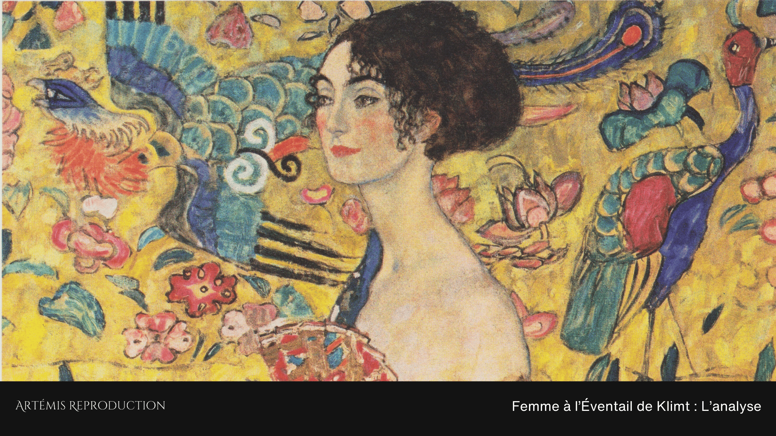 Femme à l’Éventail de Klimt : L’analyse