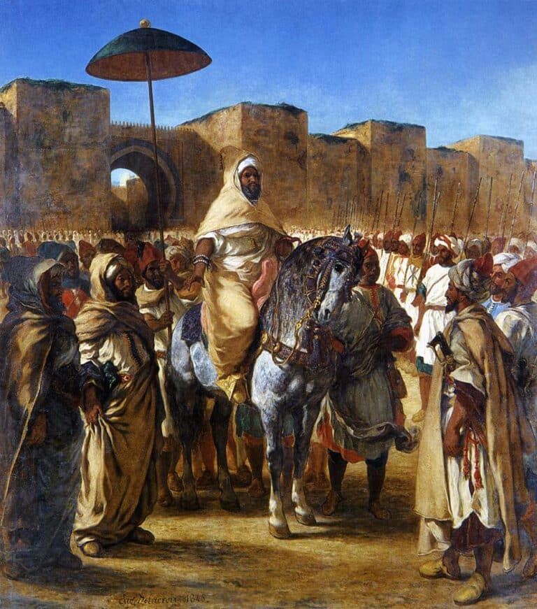 Le Sultan du Maroc – Eugène Delacroix Eugène Delacroix