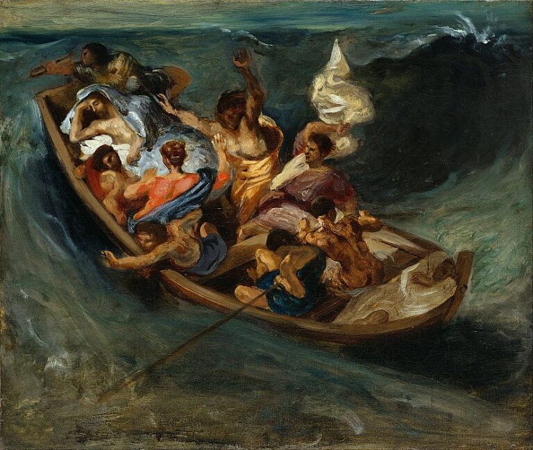 Le Christ dans l’orage sur la mer – Eugène Delacroix Eugène Delacroix