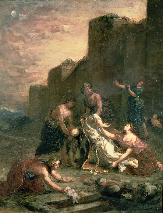 Le martyre de saint Étienne – Eugène Delacroix Eugène Delacroix