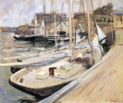 Bateaux de pêche à Gloucester – John Henry Twachtman John Henry Twachtman