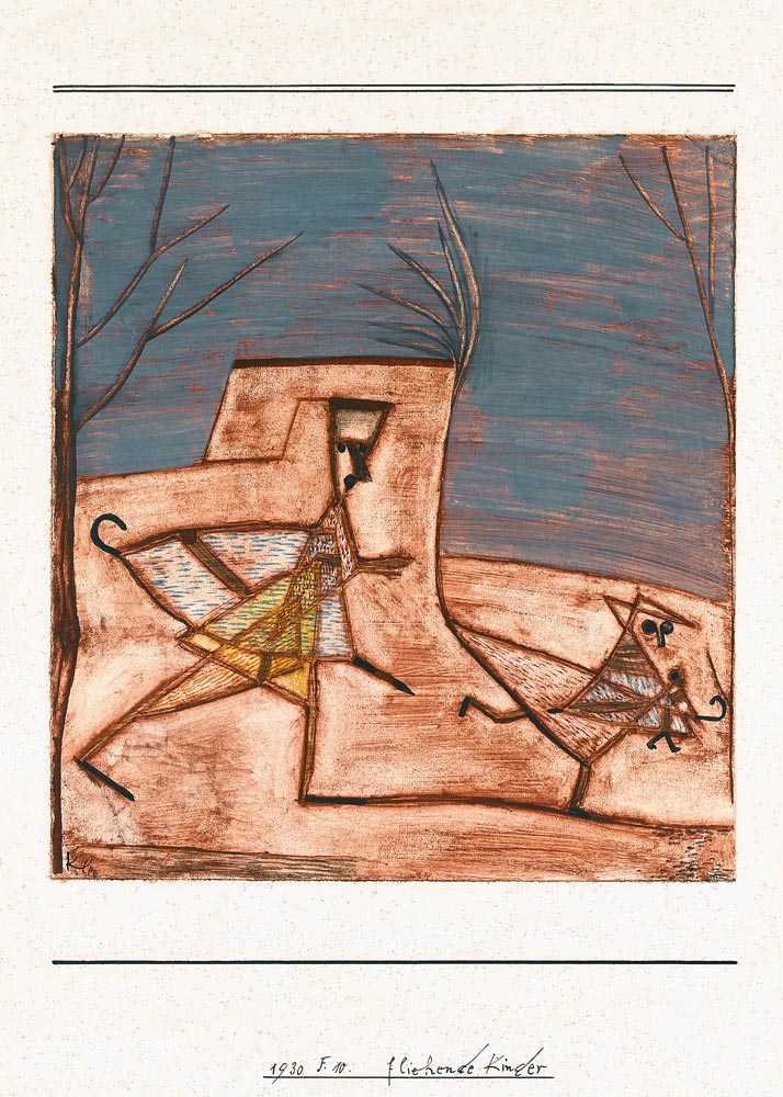 Enfants fuyant Enfants fuyant, 1930 – Paul Klee Paul Klee