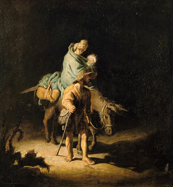 Évasion d’Egypte – Rembrandt van Rijn Rembrandt van Rijn