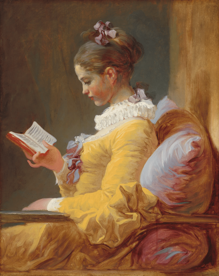 La Liseuse – Jean-Honoré Fragonard Jean-Honoré Fragonard