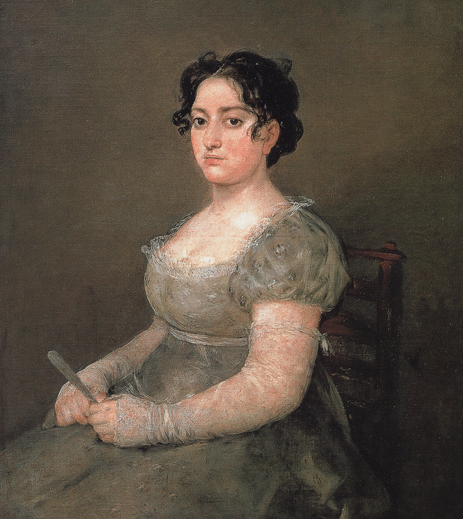 Femme à l’éventail – Francisco de Goya Francisco de Goya