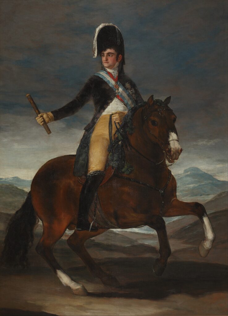 Ferdinand VII à cheval – Francisco de Goya Francisco de Goya