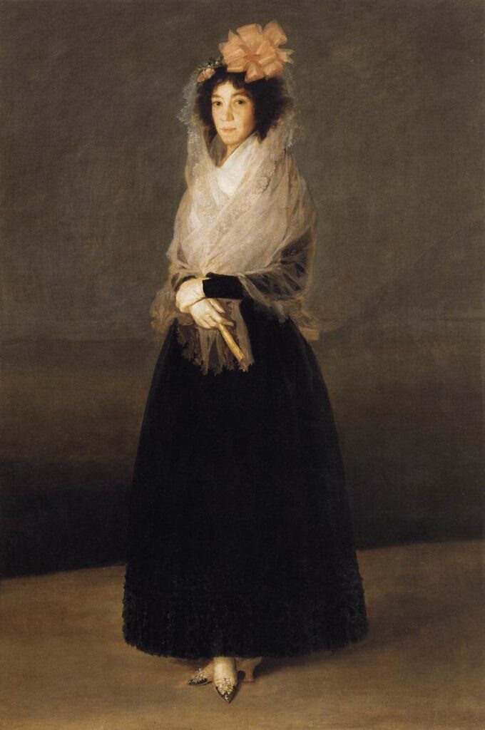 Portrait de la comtesse del Carpio – Francisco de Goya Francisco de Goya
