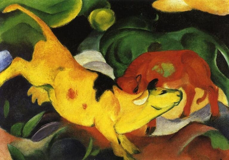 Vaches Rouge Vert Jaune – Franz Marc Franz Marc