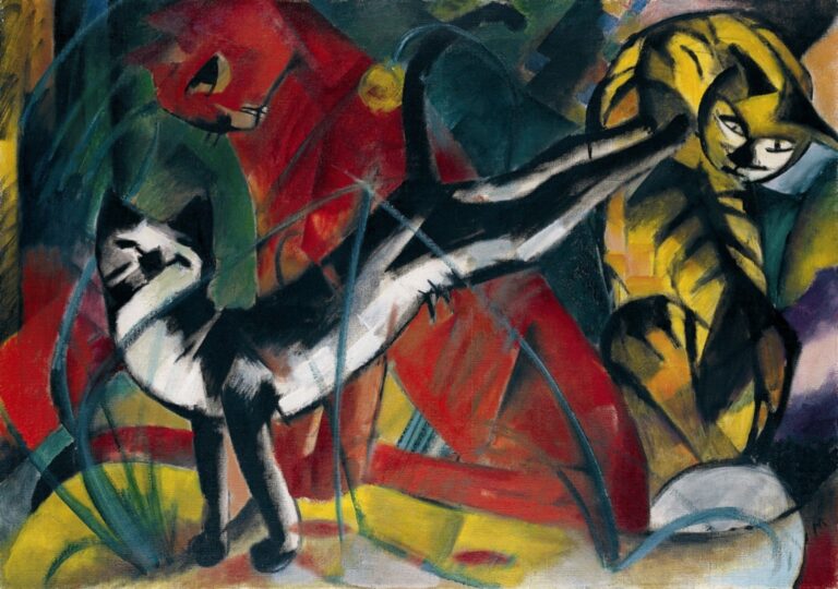 Trois chats – Franz Marc Franz Marc