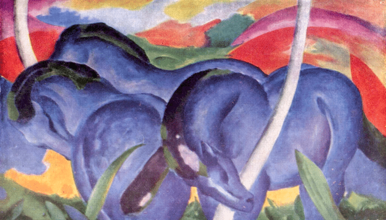 Grands chevaux bleus  – Franz Marc Franz Marc