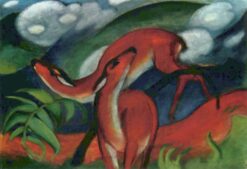 Cerf rouge II – Franz Marc Franz Marc