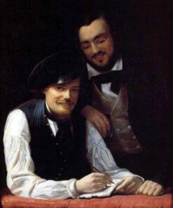Autoportrait de l’artiste avec son frère, Hermann, 1840 – Franz Xaver Winterhalter Franz Xaver Winterhalter