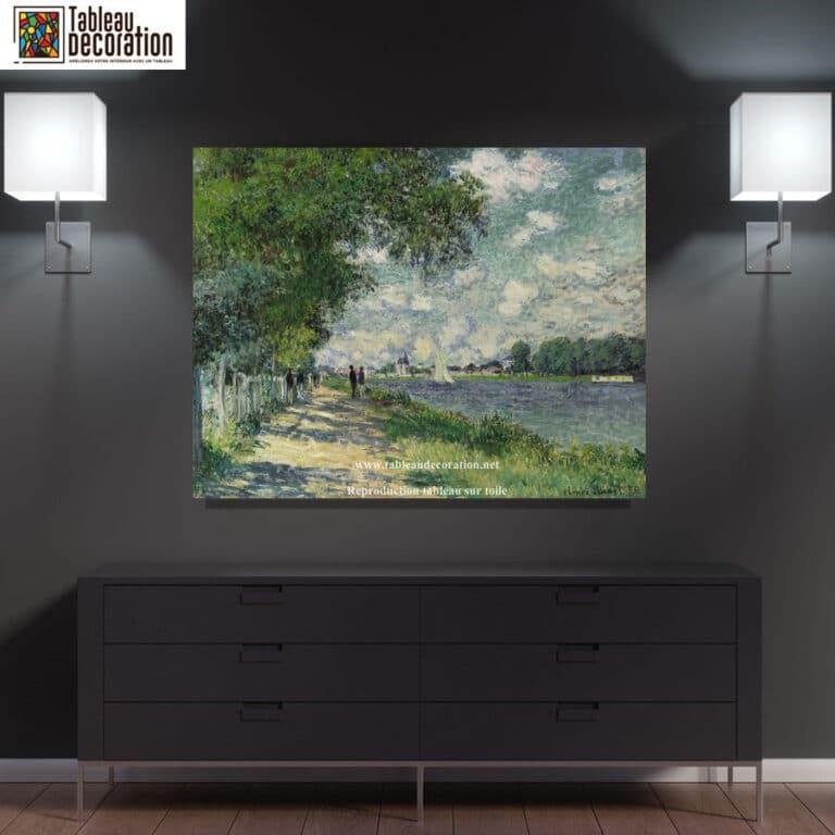 La Seine a Argenteuil – Tableau Monet Claude Monet 6