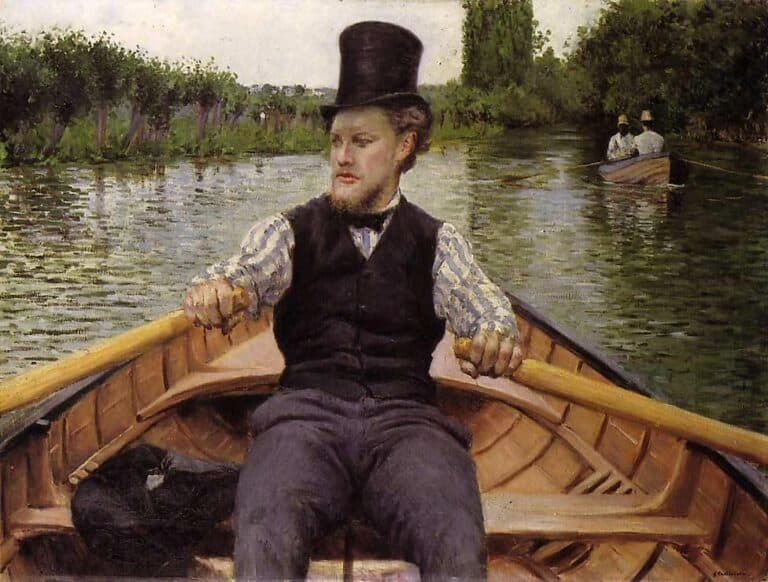 La Partie de bateau – Caillebotte Gustave Caillebotte