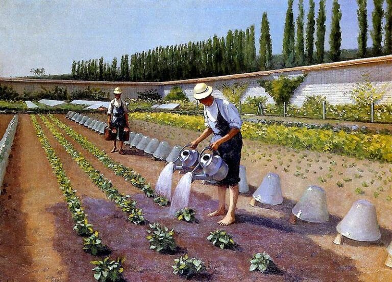 Les jardiniers – Caillebotte Gustave Caillebotte