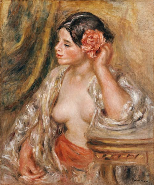 Gabrielle a sa Coiffure – Pierre-Auguste Renoir Pierre-Auguste Renoir