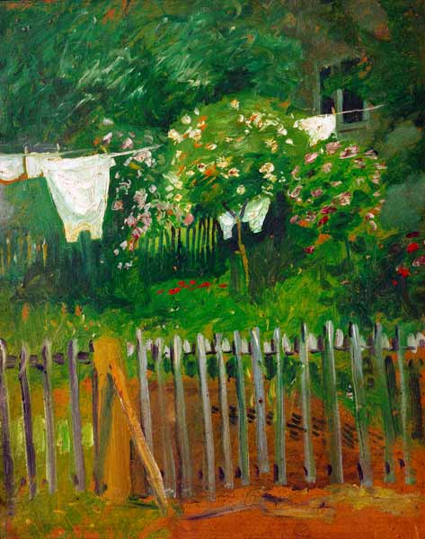 Laverie dans le jardin à Kandern – August Macke August Macke