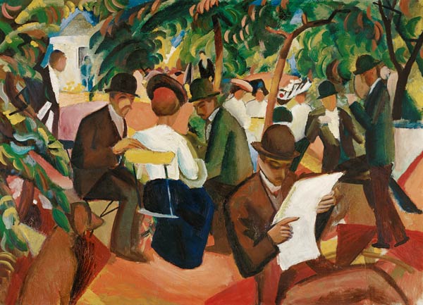 Restaurant du jardin – August Macke August Macke