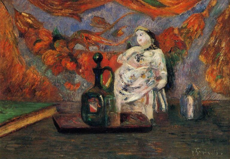 Nature morte avec une figurine en céramique – Paul Gauguin Paul Gauguin