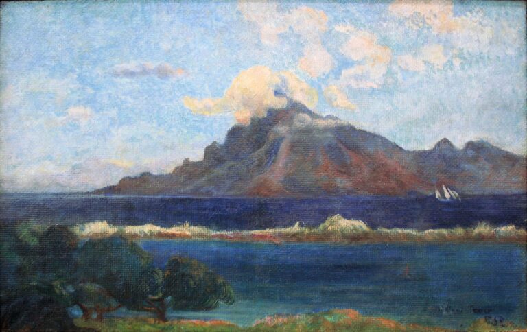 Paysage de Te Vaa (Tahiti) – Paul Gauguin Paul Gauguin