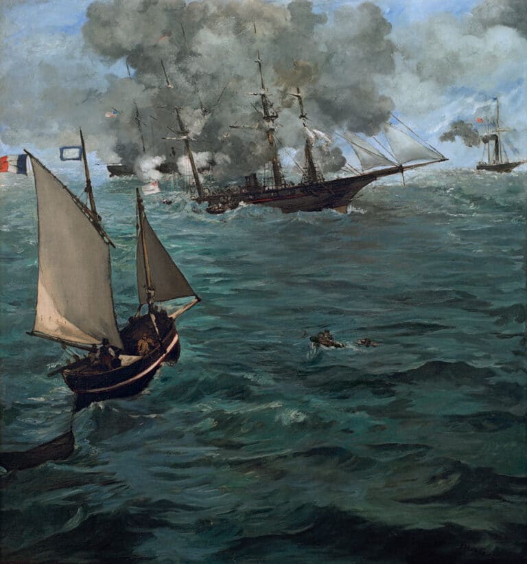 La bataille du Kearsarge et de l’Alabama – Edouard Manet Édouard Manet