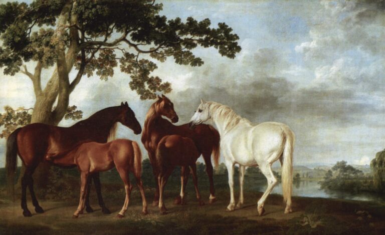 Juments et poulains – George Stubbs George Stubbs