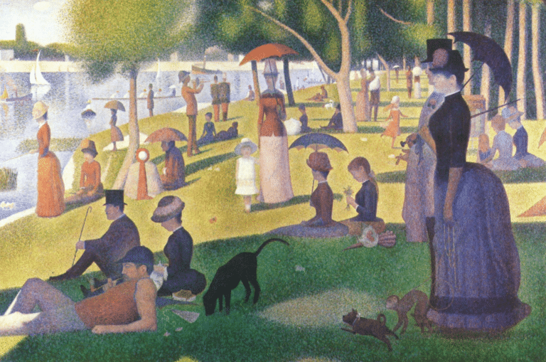 Un dimanche après-midi à l’île de la Grande Jatte – Georges Seurat Georges Seurat