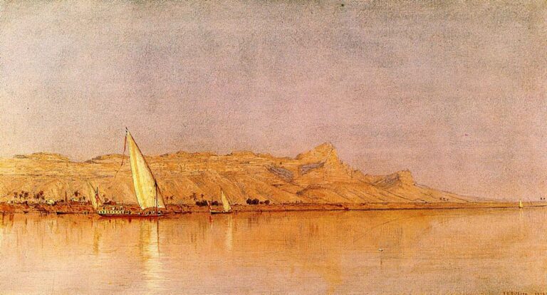 Sur le Nil Gebel Shekh Hereedee – Sanford Robinson Gifford Sanford Robinson Gifford